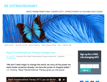 Tablet Screenshot of be-extraordinary.com